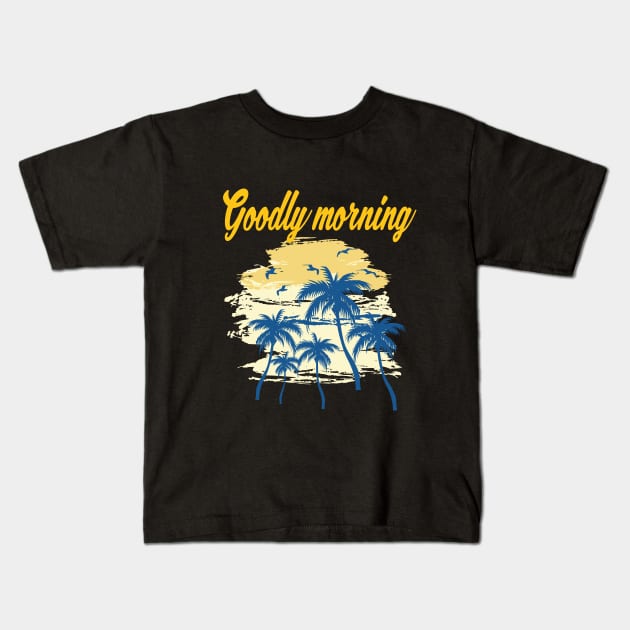 Goodly morning Classic Kids T-Shirt by khalmer